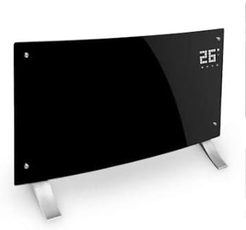 Klarstein Elektroheizung, Konvektor mit Bodenrollen, mobile, energiesparend, leise, 1000W, mit Thermostat