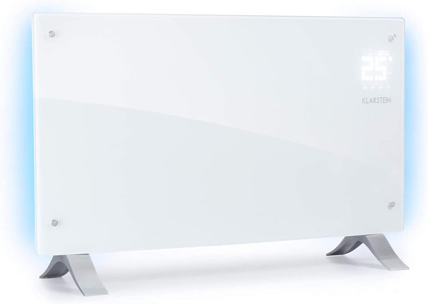 Klarstein Elektroheizung, Konvektor mit Bodenrollen, mobile, energiesparend, leise, 1000W, mit Thermostat