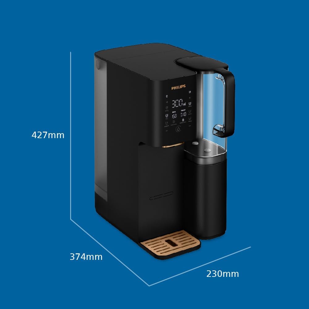 Philips Umkehrosmose-Wasserstation ADD6920BK01/10, Aquaporin Inside, eliminiert bis zu 110 Substanzen