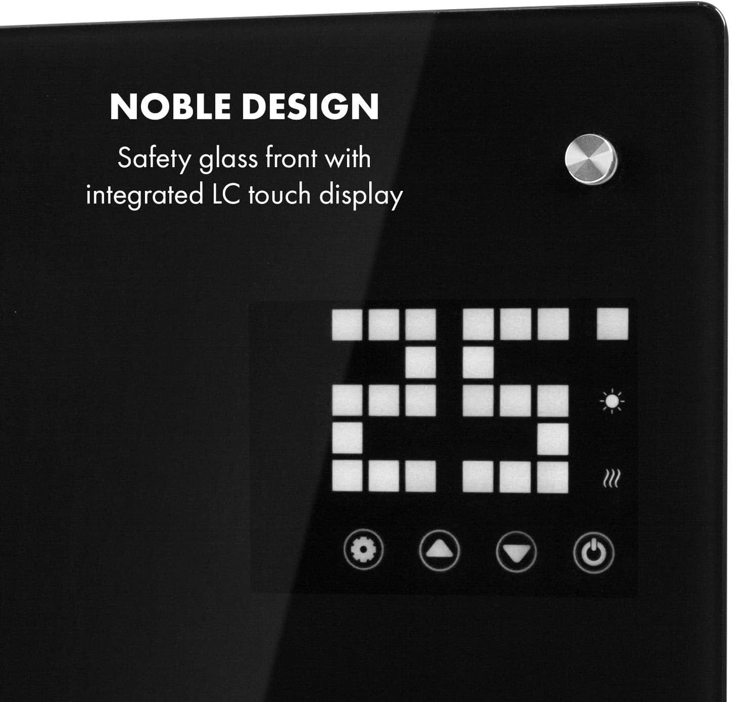 Klarstein Elektroheizung, Konvektor mit Bodenrollen, mobile, energiesparend, leise, 1000W, mit Thermostat