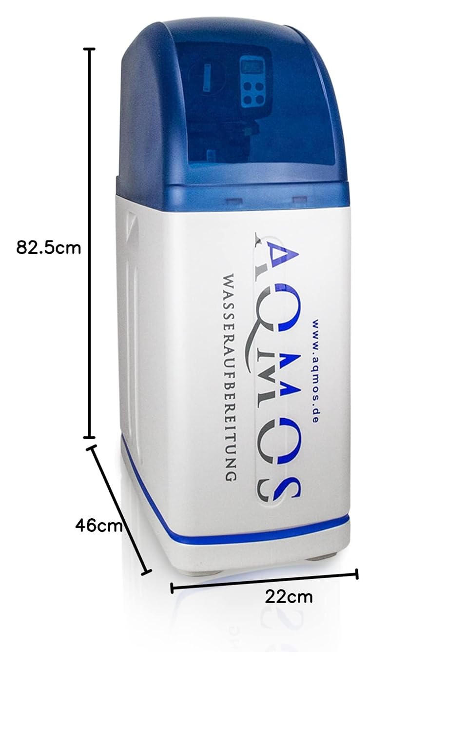 Aqmos R2D2-48 Wasserenthärtungsanlage, 1" Anschlussset, für Haushalte bis 5 Personen, Entkalkungsanlage