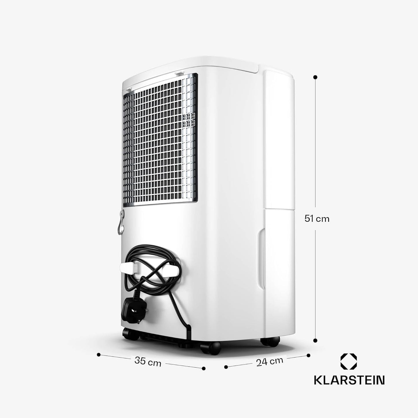 Klarstein Luftentfeuchter bis 55m², Smart Dehumidifier für Wohnung, Bad & Keller, 50L, WLAN IoT App