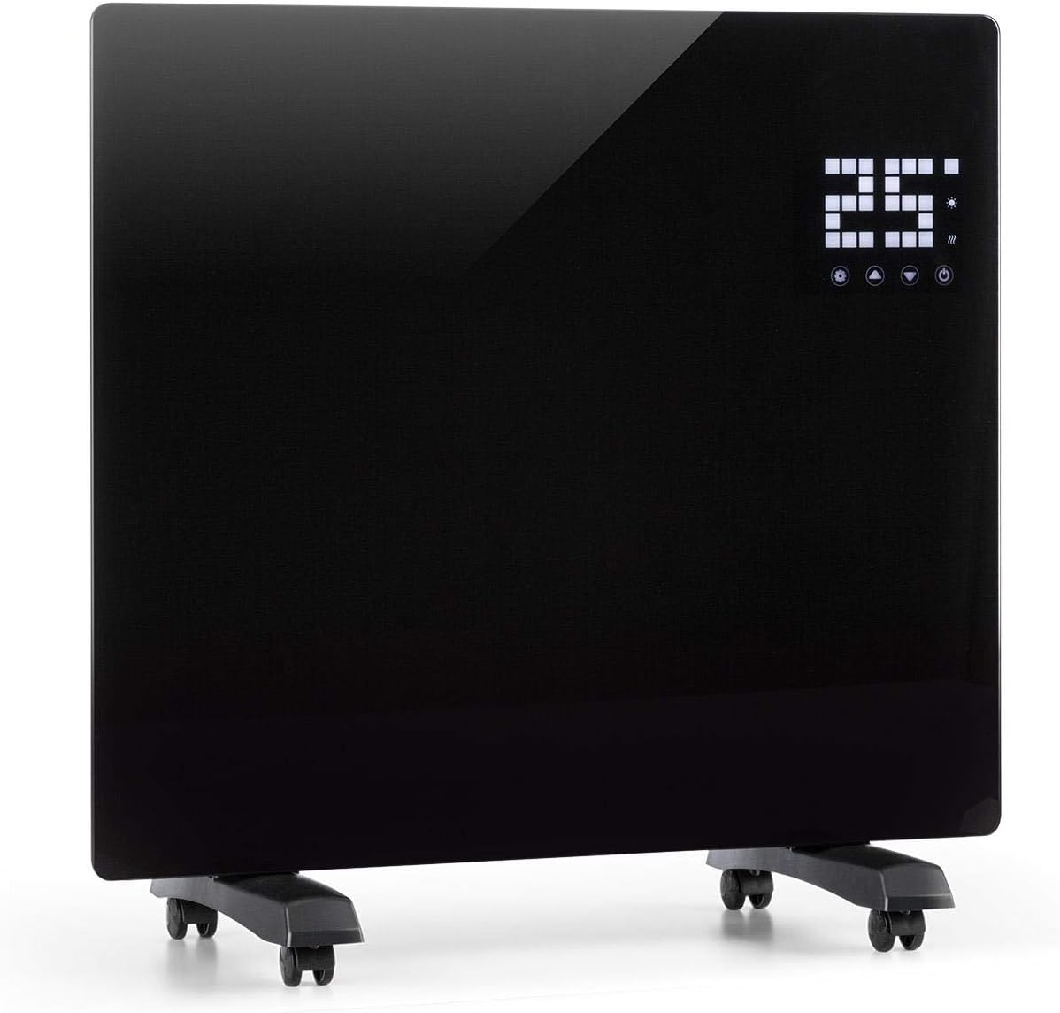 Klarstein Elektroheizung, Konvektor mit Bodenrollen, mobile, energiesparend, leise, 1000W, mit Thermostat