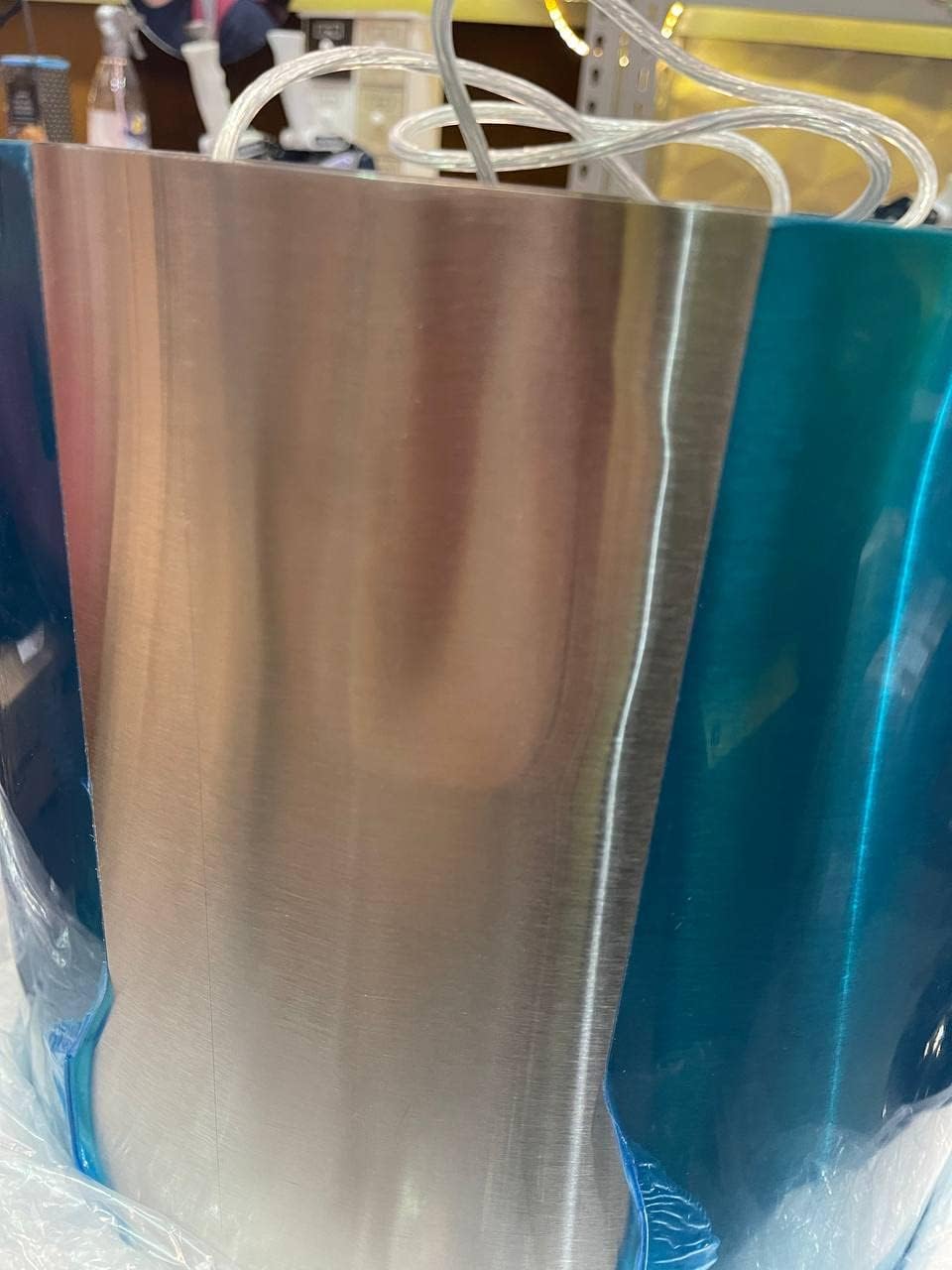 Klarstein Inselhaube Umluft, Leise Dunstabzugshaube für Kochinsel, Aktivkohlefilter, 558m³/h, Energieklasse B