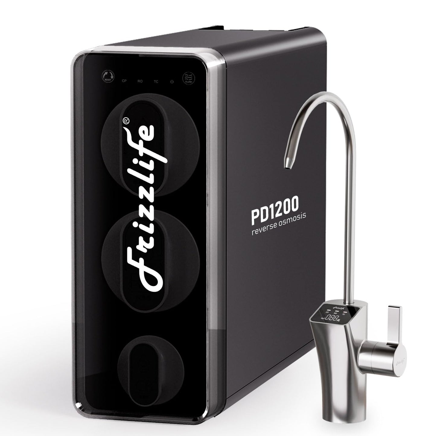 Frizzlife RO Umkehrosmose-Wasserfiltersystem (PD800-TAM4 Alkalisch RO)