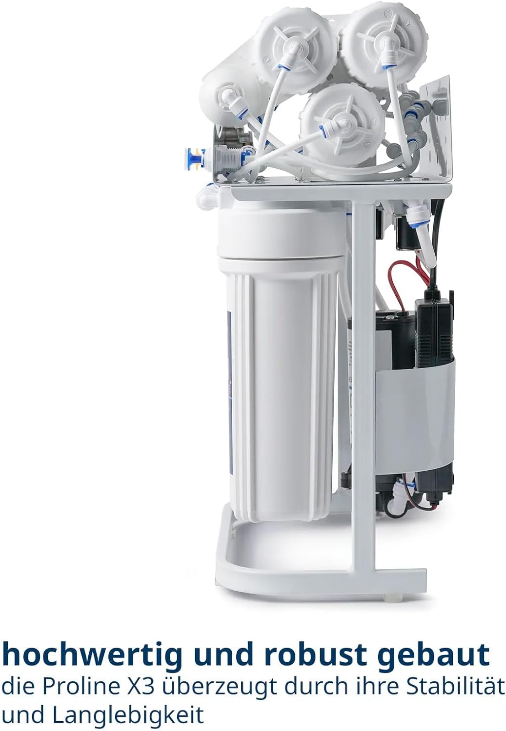 OsmoFresh Proline X3 Osmoseanlage, 600 GPD, 1,6l/min, unter Spüle, mit Osmosehahn, Premium Hersteller