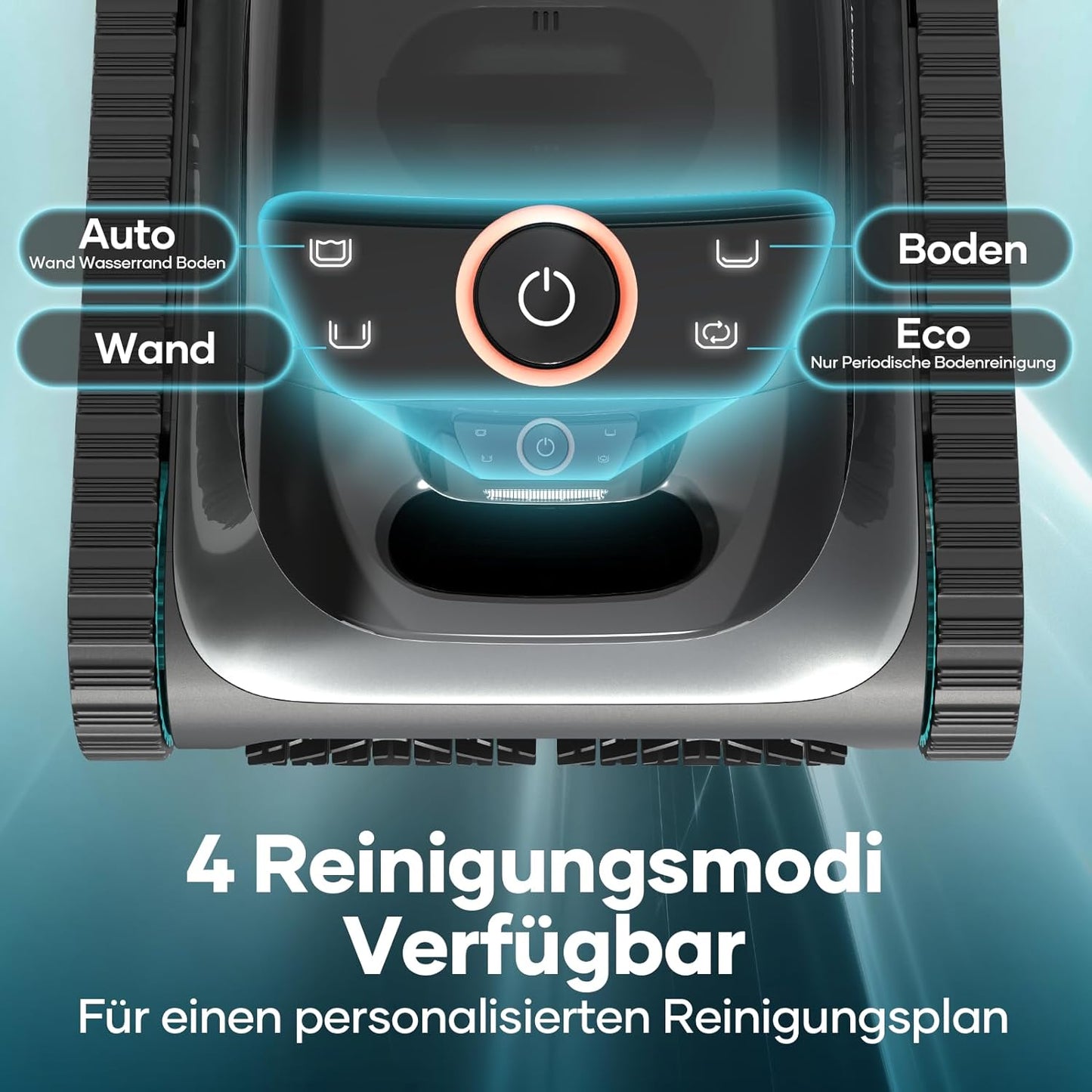 AIPER Scuba S1 Poolroboter Boden und Wand, Kabelloser Poolsauger mit Wandklettern, Intelligenten Navigation 2.0