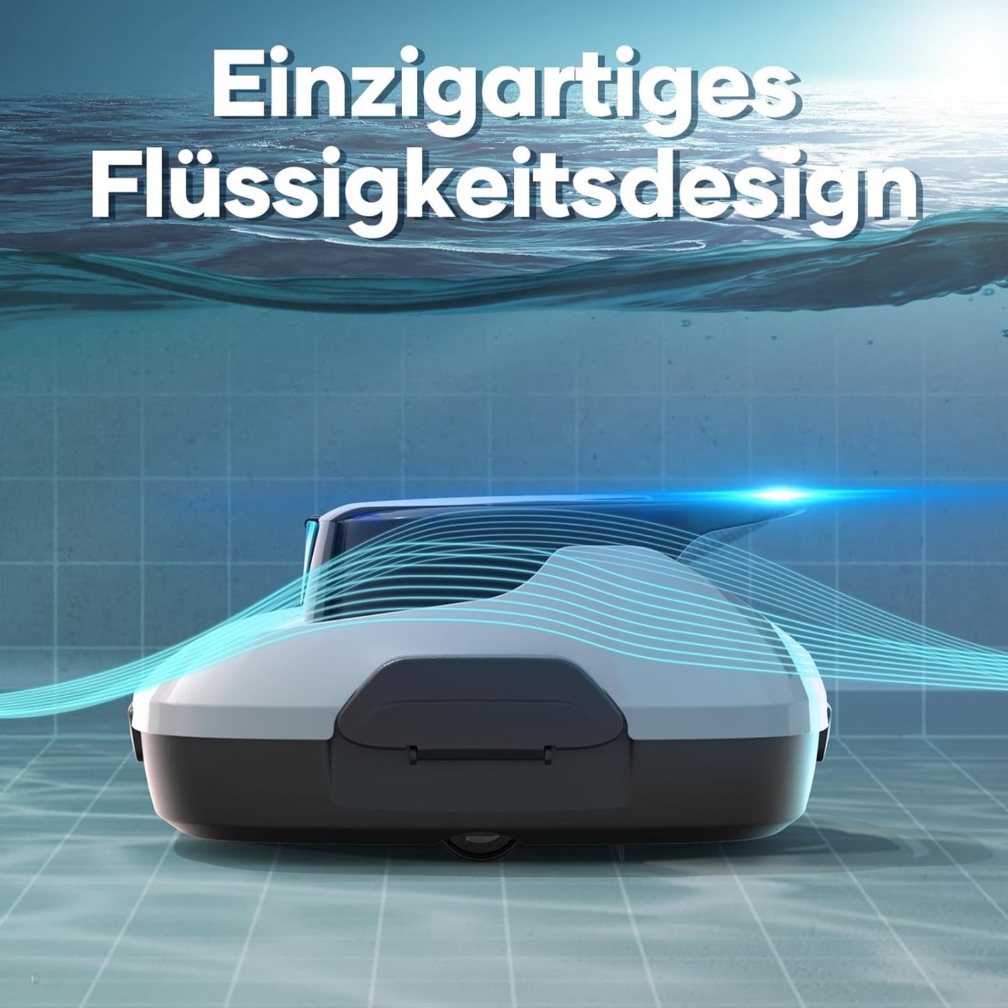 AIPER Poolroboter, Kabelloser Poolsauger Akku, 90 Minuten Reinigungszeit