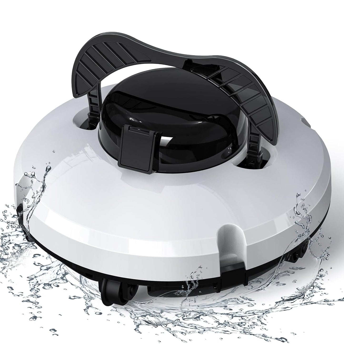 ADSAQOP Poolroboter, Kabelloser Wiederaufladbarer Poolsauger, Poolreiniger mit Selbstparkend