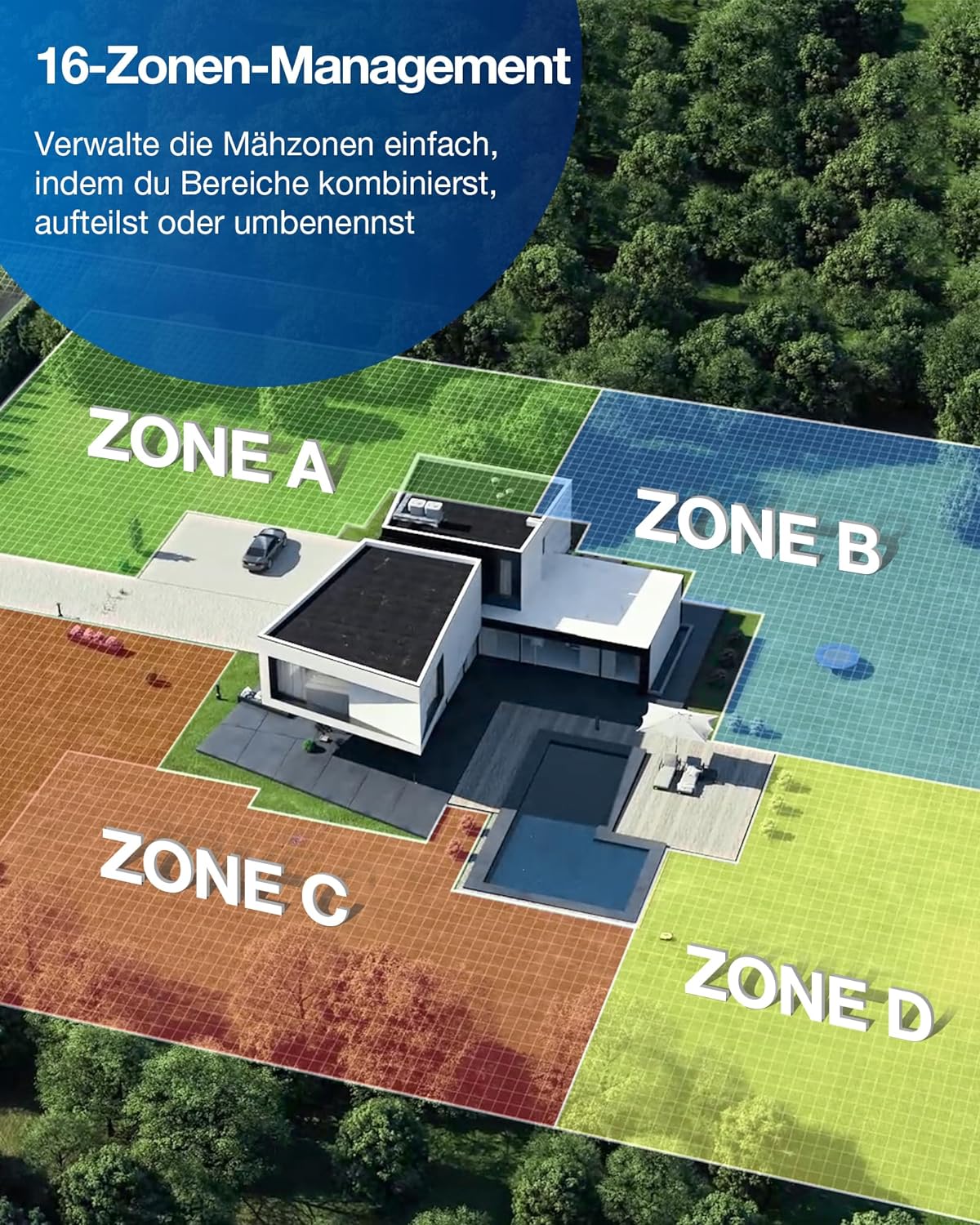 ECOVACS GOAT G1-800 Mähroboter ohne Begrenzungskabel 800㎡