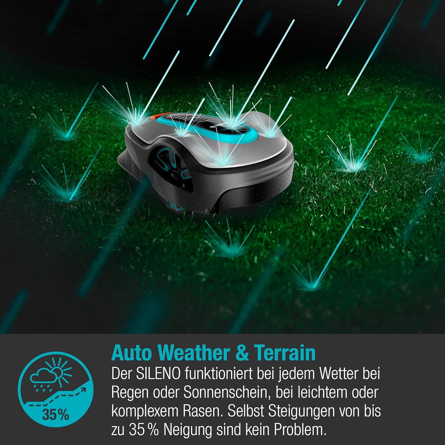 Gardena SILENO life: Mähroboter für Rasenflächen bis 1000 m²