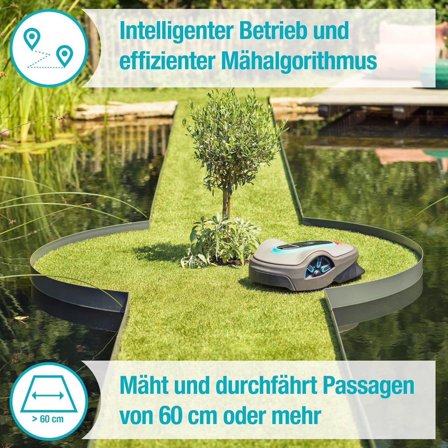 Gardena Mähroboter SILENO minimo
