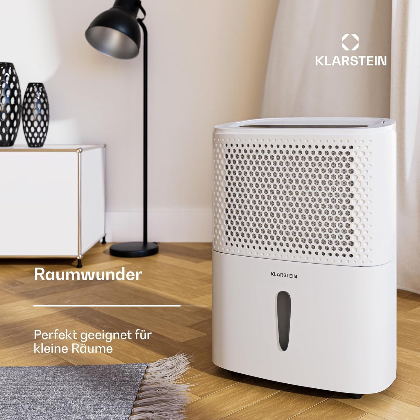 Klarstein Luftentfeuchter bis 55m², Smart Dehumidifier für Wohnung, Bad & Keller, 50L, WLAN IoT App