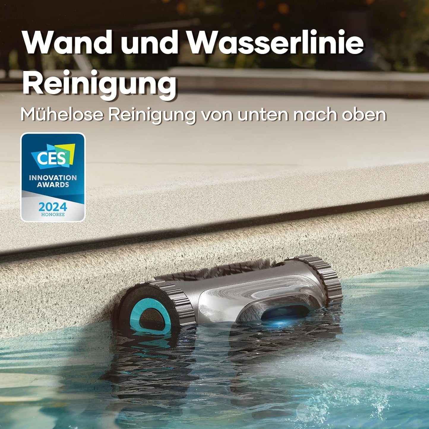AIPER Scuba S1 Poolroboter Boden und Wand, Kabelloser Poolsauger mit Wandklettern