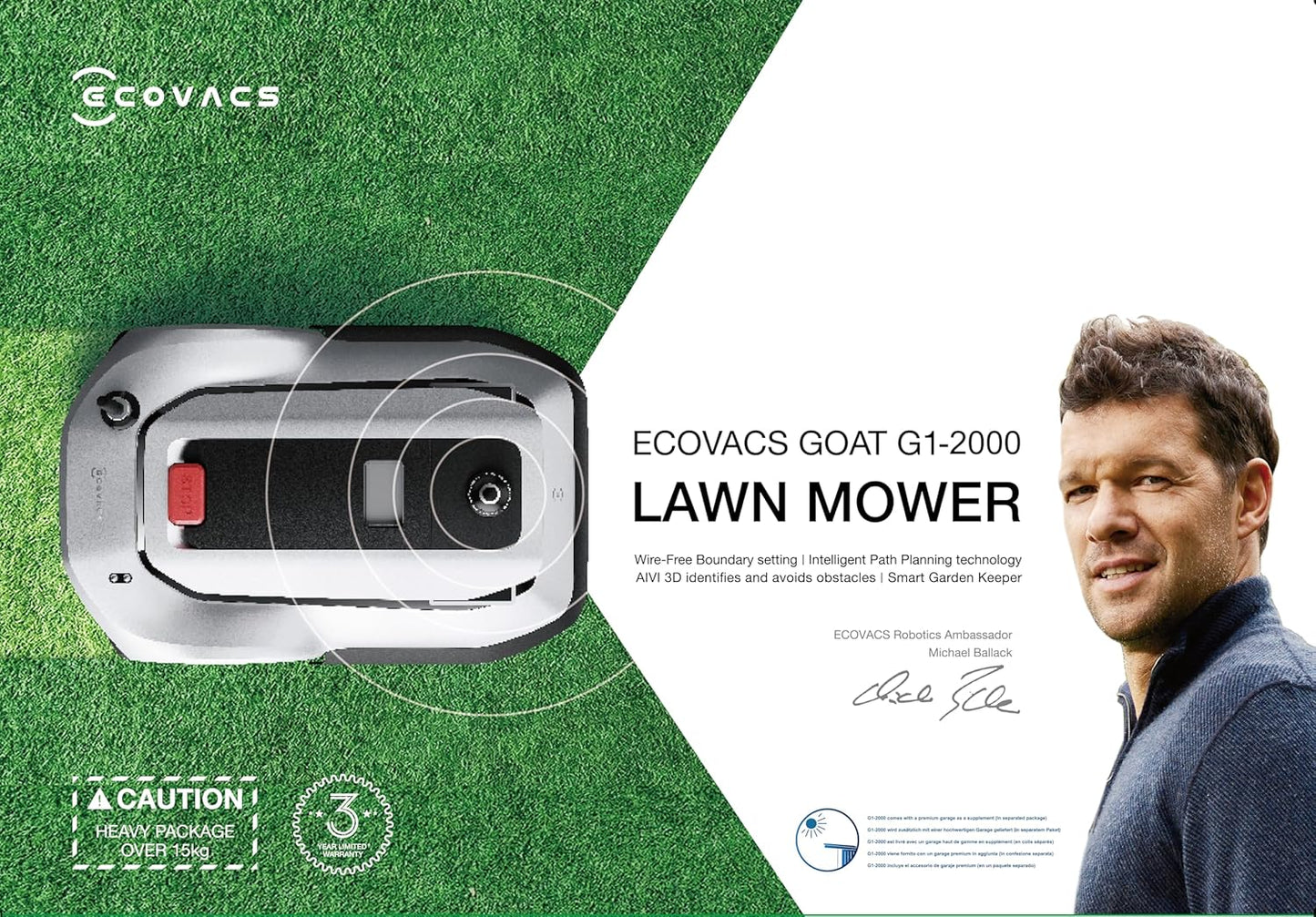 ECOVACS GOAT G1-800 Mähroboter ohne Begrenzungskabel 800㎡