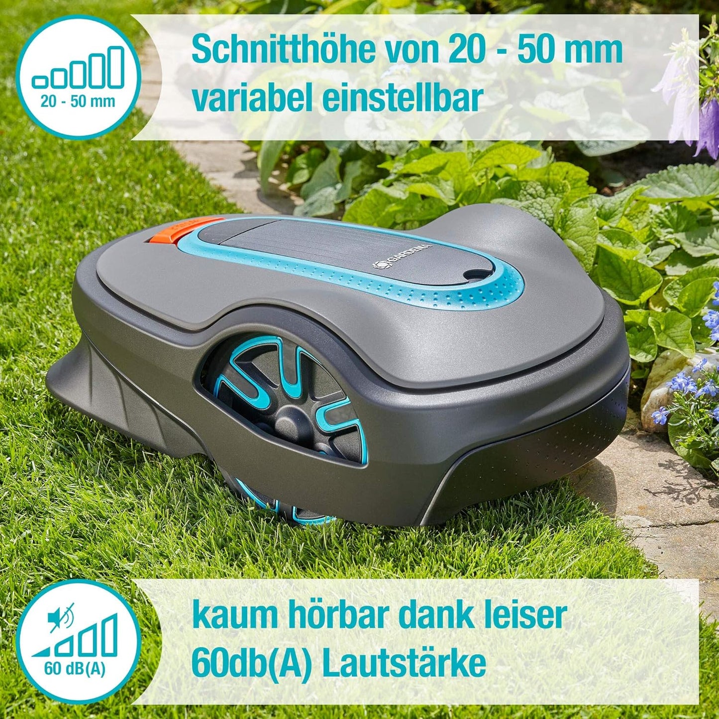 Gardena SILENO life: Mähroboter für Rasenflächen bis 1000 m²
