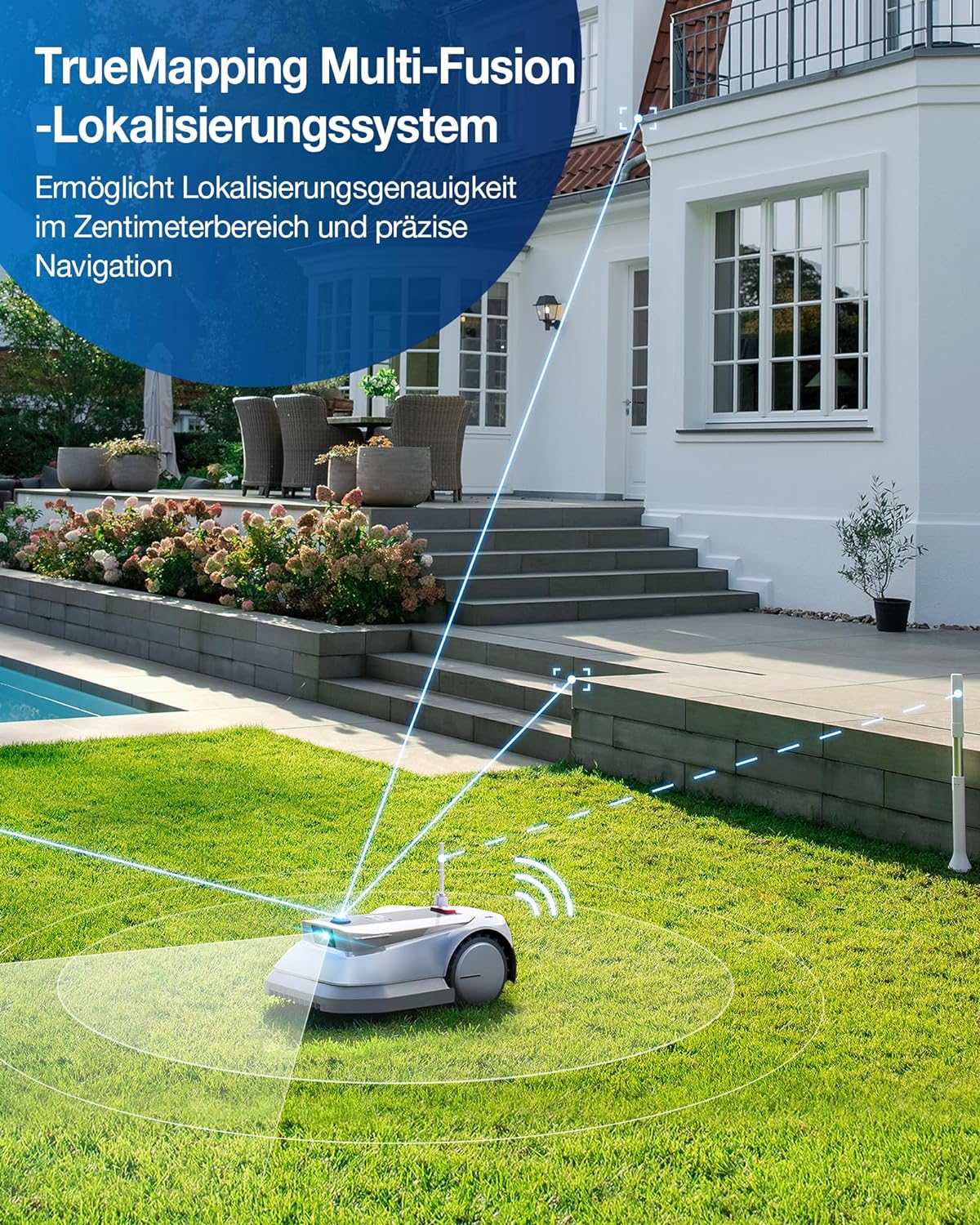 ECOVACS GOAT G1-800 Mähroboter ohne Begrenzungskabel 800㎡