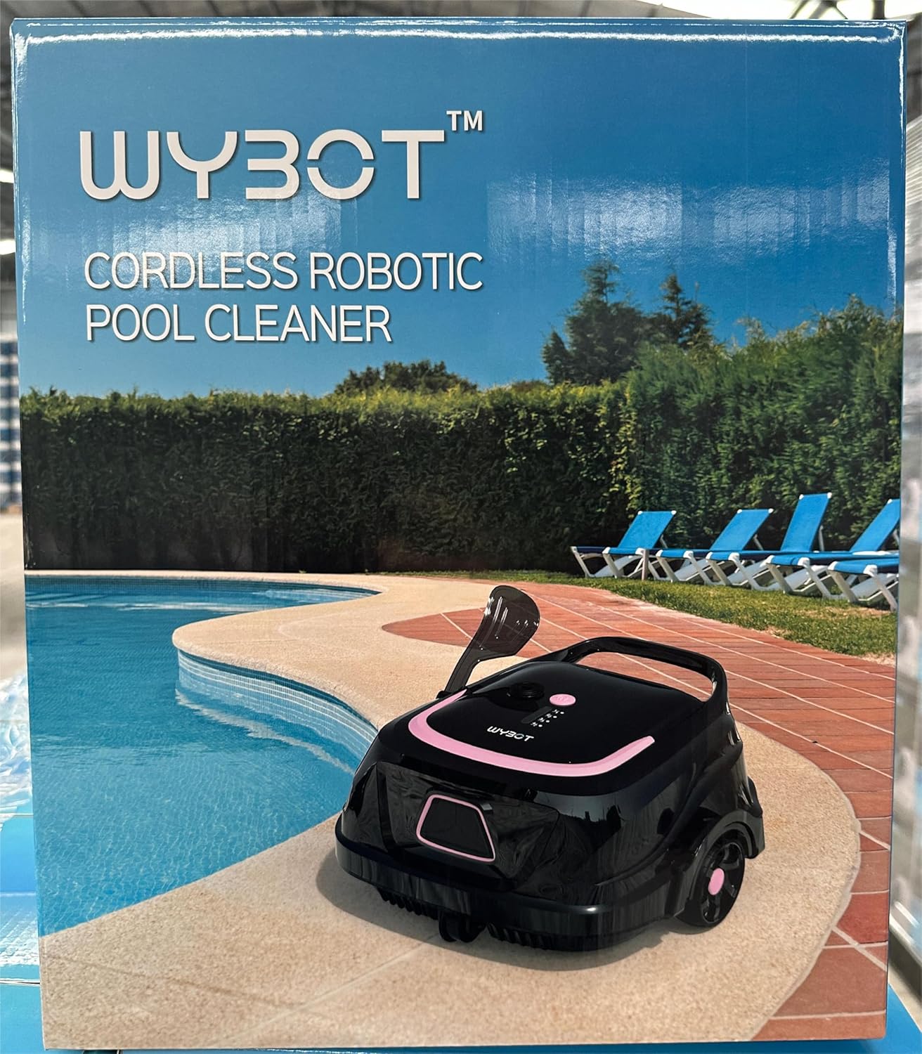 WYBOT A1 Poolroboter Akku mit Zweischicht-Filtersystem 120 Mins Reinigung