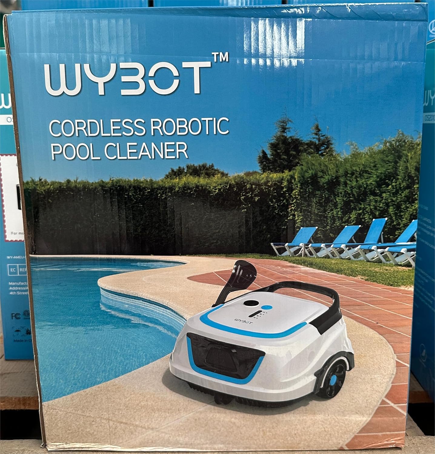 WYBOT A1 Poolroboter Akku mit Zweischicht-Filtersystem 120 Mins Reinigung