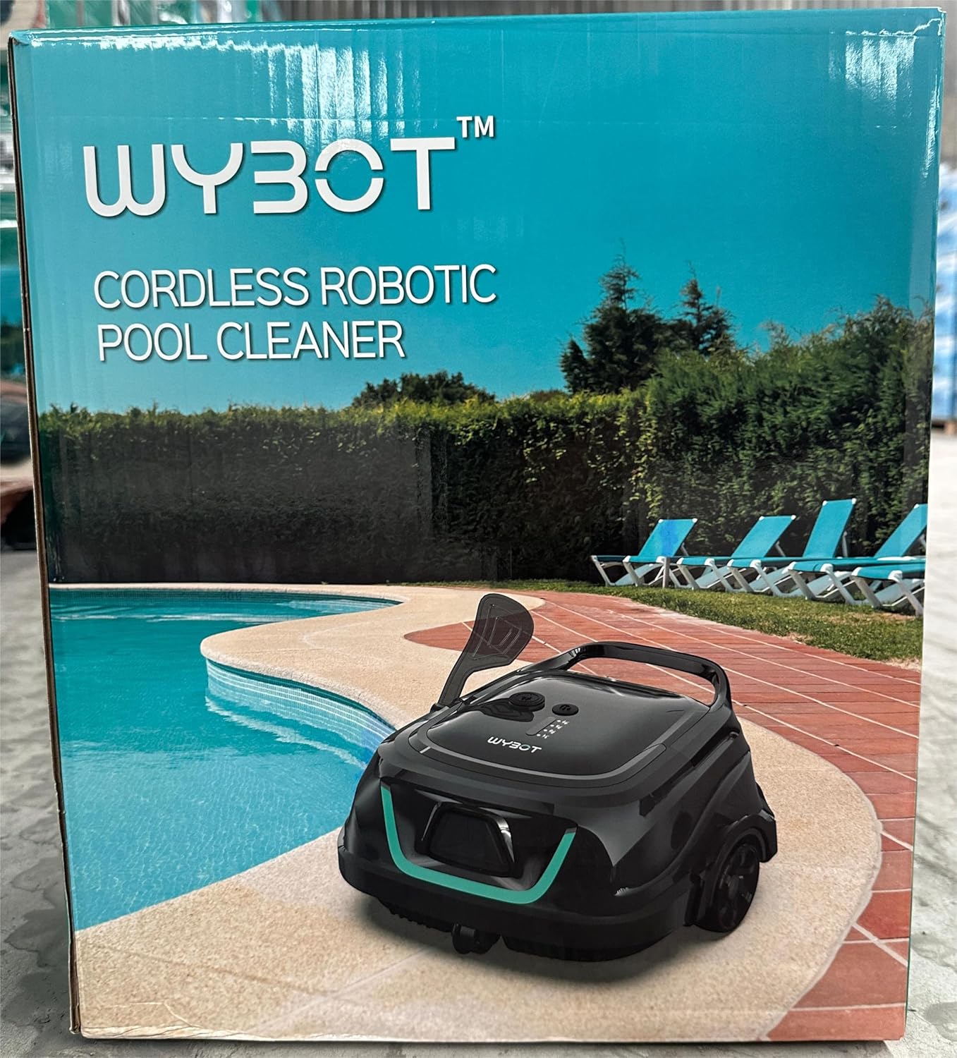 WYBOT A1 Poolroboter Akku mit Zweischicht-Filtersystem 120 Mins Reinigung