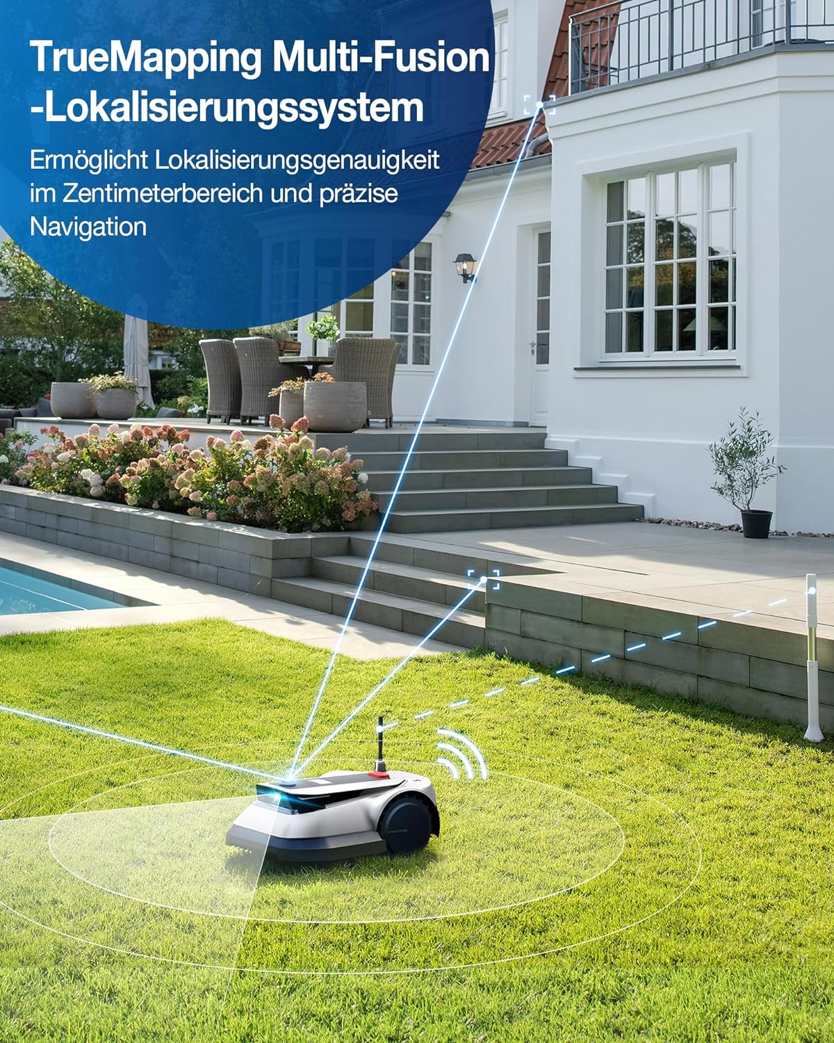 ECOVACS GOAT G1-800 Mähroboter ohne Begrenzungskabel 800㎡