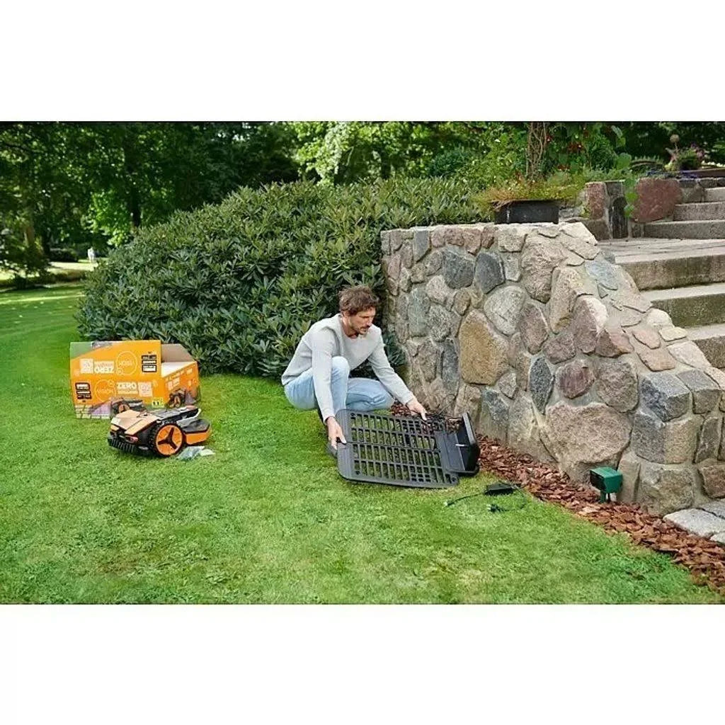 Worx Rasenmähroboter 20V Robotic Lawnmower Landroid Vision M600 20 V, 2 Ah, bis 600 m² Rasenfläche