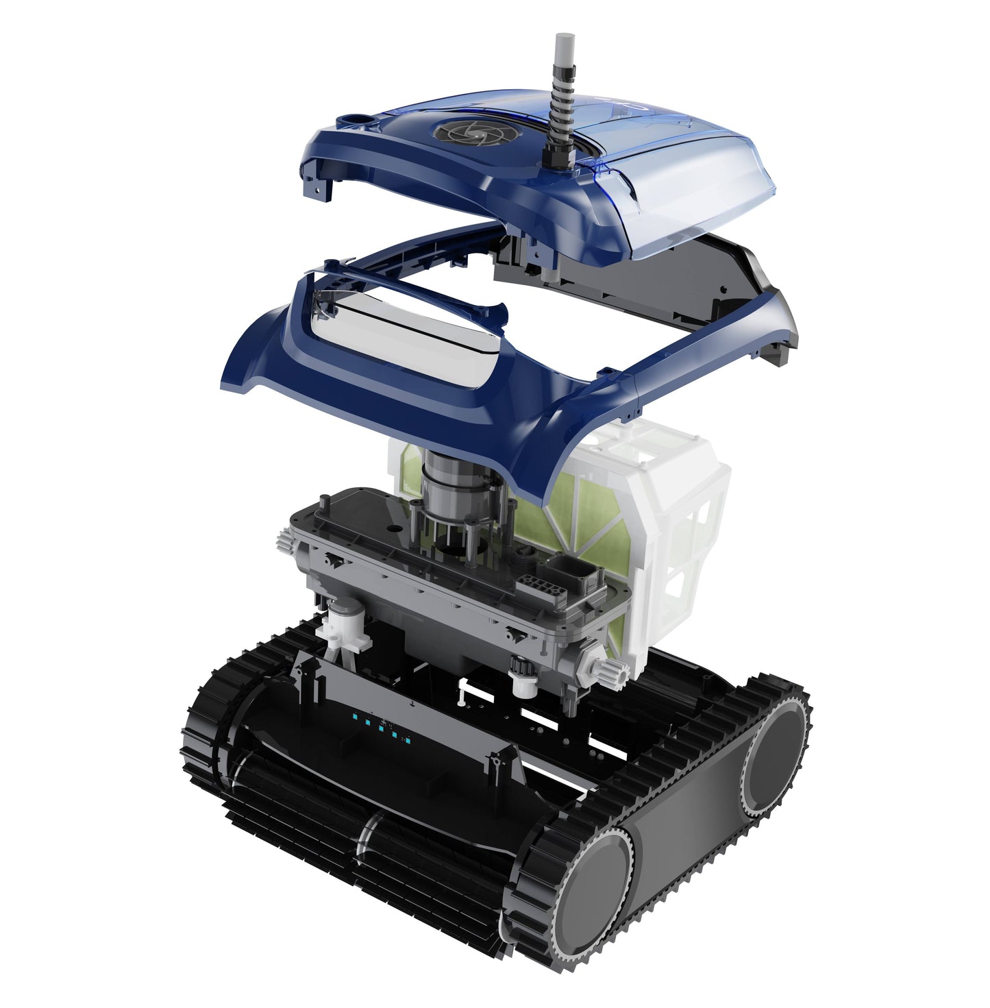 Elektrischer Poolroboter CF 600, Vollautomatisch mit Fernsteuerung bis