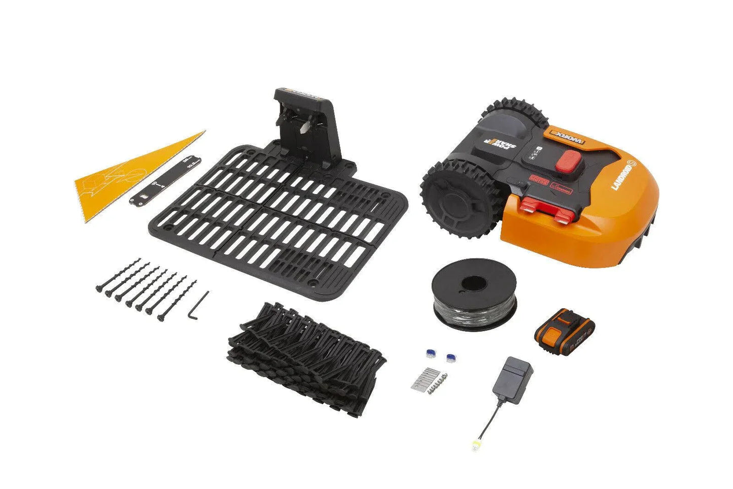 Worx Landroid 300m² Mähroboter Vorteilspackung mit ACS - Rasenroboter, Akkumäher