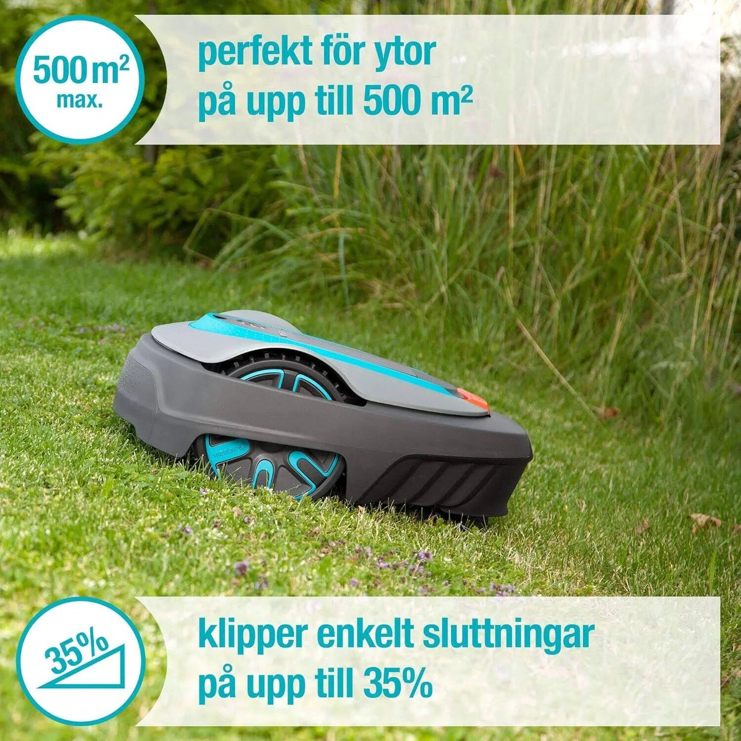 Gardena Sileno City Bluetooth 500 m² Mähroboter