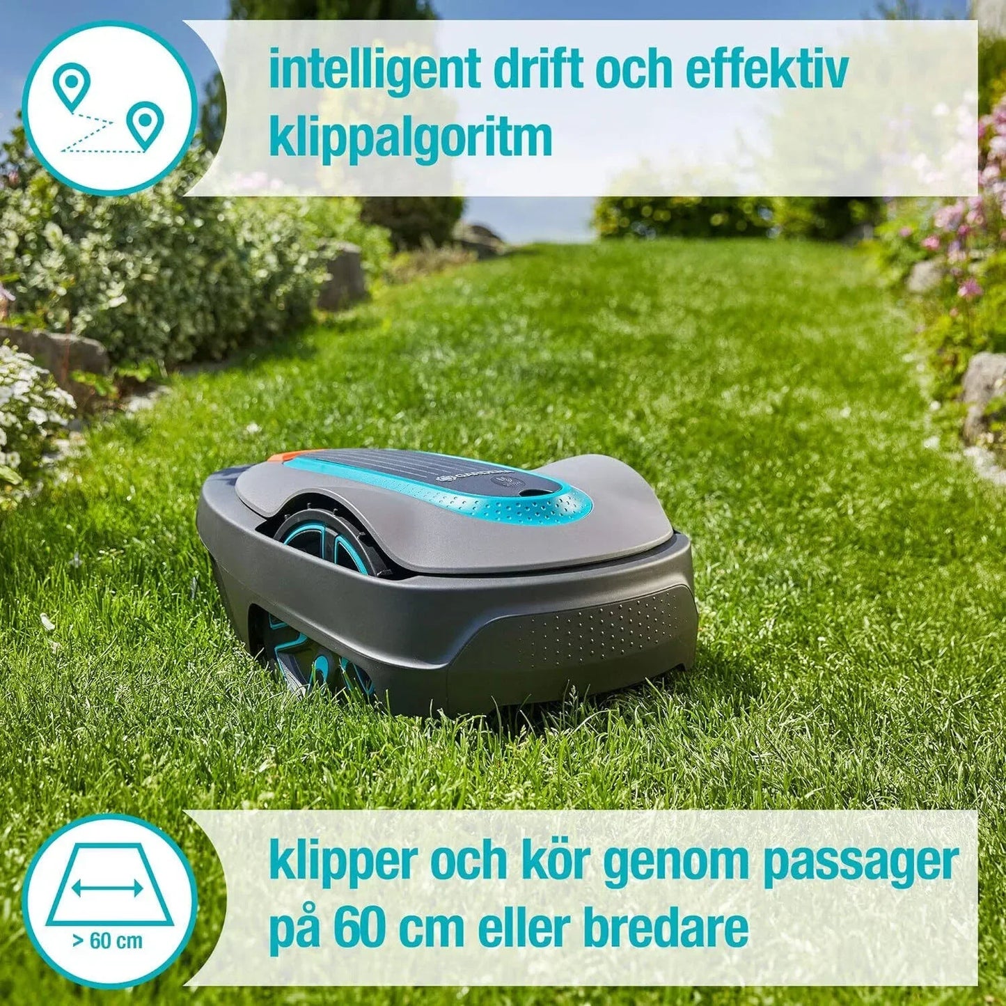 Gardena Sileno City Bluetooth 500 m² Mähroboter