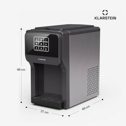 Klarstein ArcticBlend 3in1-Eiswürfelmaschine – 20 kg/24 h, Kugeleis & Crushed Ice, 6-Liter-Wassertank
