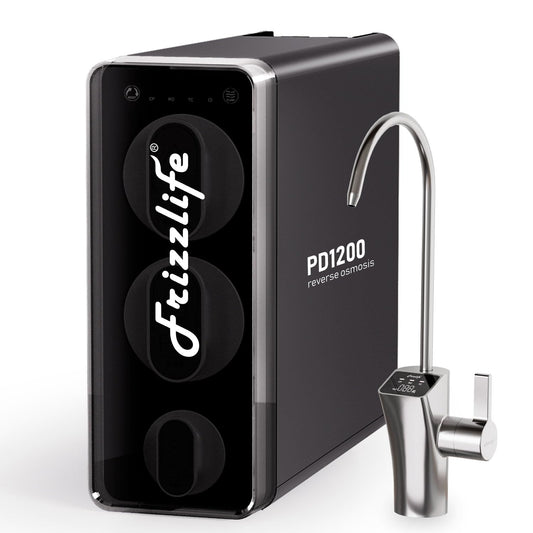 Frizzlife RO Umkehrosmose-Wasserfiltersystem (PD800-TAM4 Alkalisch RO)