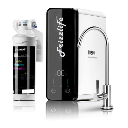 Frizzlife RO Umkehrosmose-Wasserfiltersystem (PD800-TAM4 Alkalisch RO)