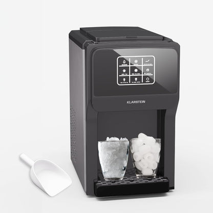 Klarstein ArcticBlend 3in1-Eiswürfelmaschine – 20 kg/24 h, Kugeleis & Crushed Ice, 6-Liter-Wassertank