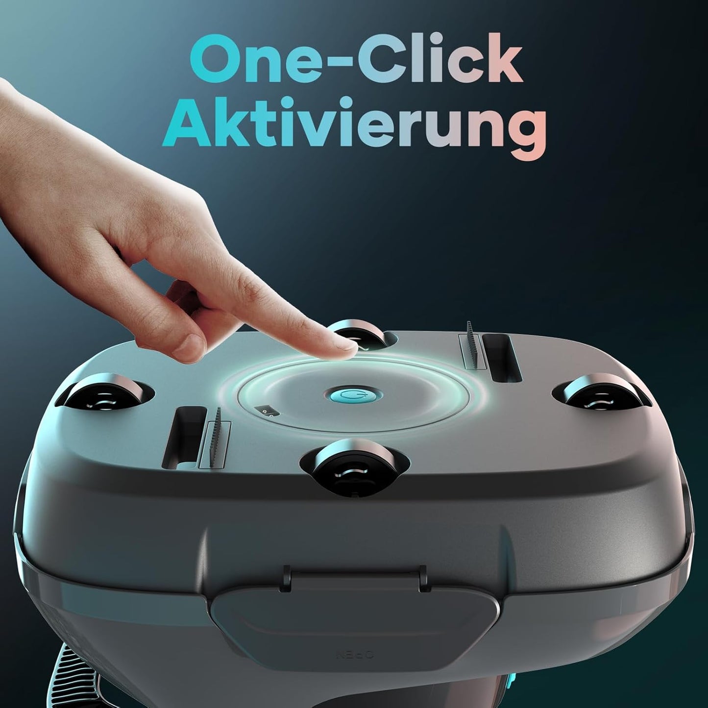 AIPER Poolroboter Akku, Kabelloser Poolsauger, Poolstaubsauger, Laufzeit bis zu 90 Minuten