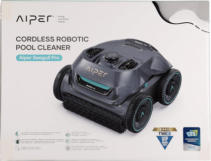 AIPER Poolroboter, Quad-Motorensystem, WavePath Navigationstechnologie, 3 Reinigungsmodi, Wandklettern, Poolsauger Akku Kabellos