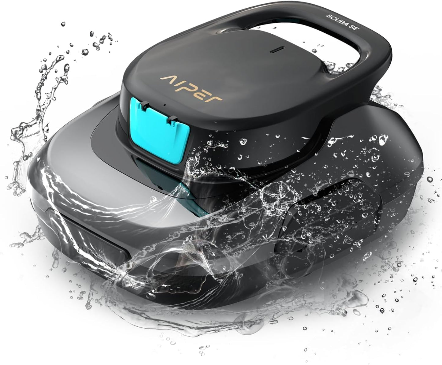 AIPER Poolroboter Akku, Kabelloser Poolsauger, Poolstaubsauger, Laufzeit bis zu 90 Minuten