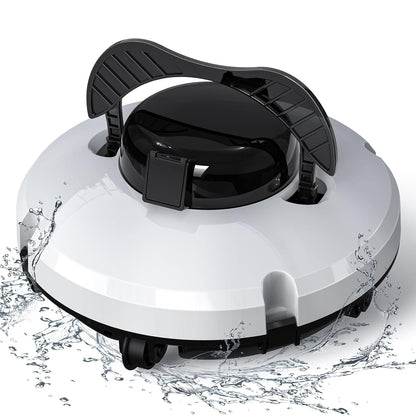 ADSAQOP Poolroboter, Kabelloser Wiederaufladbarer Poolsauger, Poolreiniger mit Selbstparkend