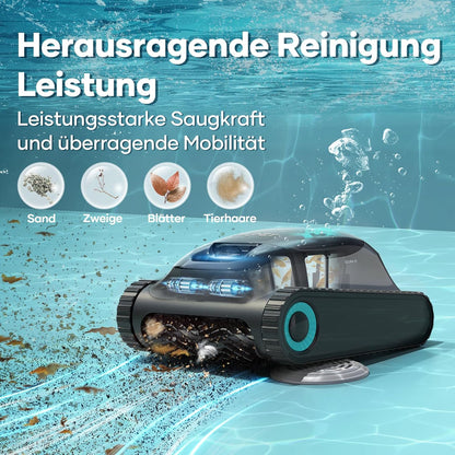 AIPER Scuba S1 Poolroboter Boden und Wand, Kabelloser Poolsauger mit Wandklettern