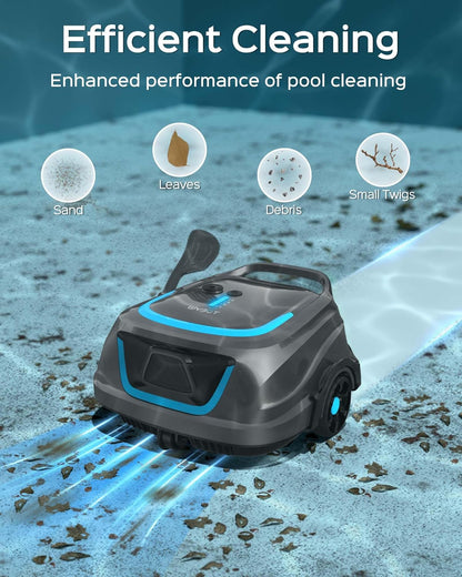 WYBOT A1 Poolroboter Akku mit Zweischicht-Filtersystem 120 Mins Reinigung