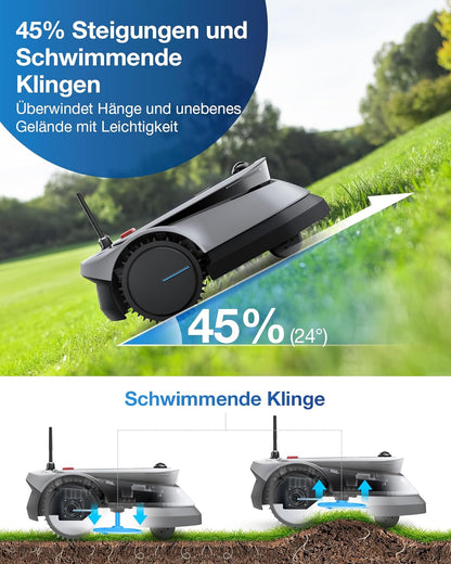 ECOVACS GOAT G1-800 Mähroboter ohne Begrenzungskabel 800㎡