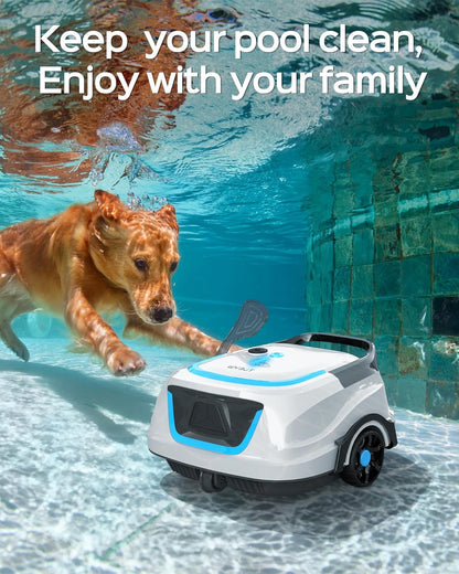 WYBOT A1 Poolroboter Akku mit Zweischicht-Filtersystem 120 Mins Reinigung