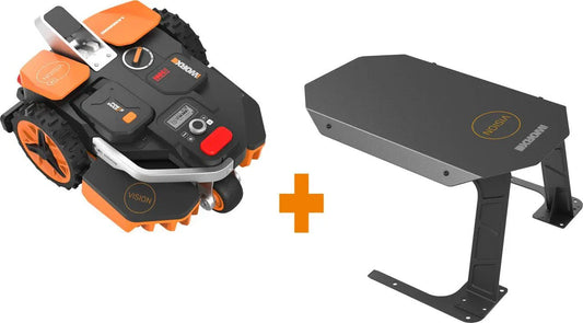Worx Mähroboter Vision M800 19 cm . Akku und Garage