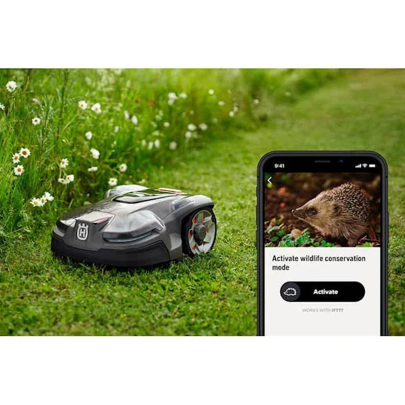 Husqvarna Robot Automower 310E Schwarz 1000mq ohne Schnur Cut 22cm Bluetooth