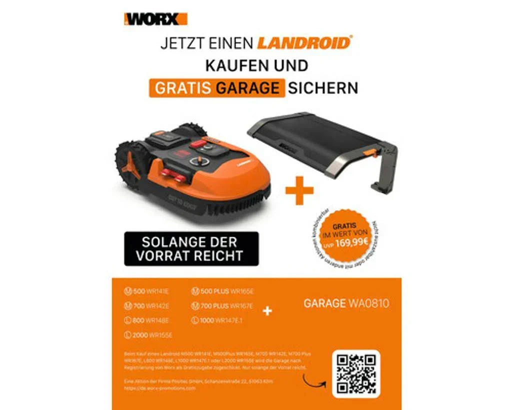 Mähroboter Worx Landroid M700 WR142E
